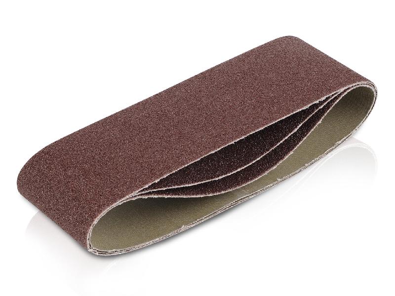Lot de 3 bandes de ponçage - grain 40 - dimensions 75 x 508 mm_0