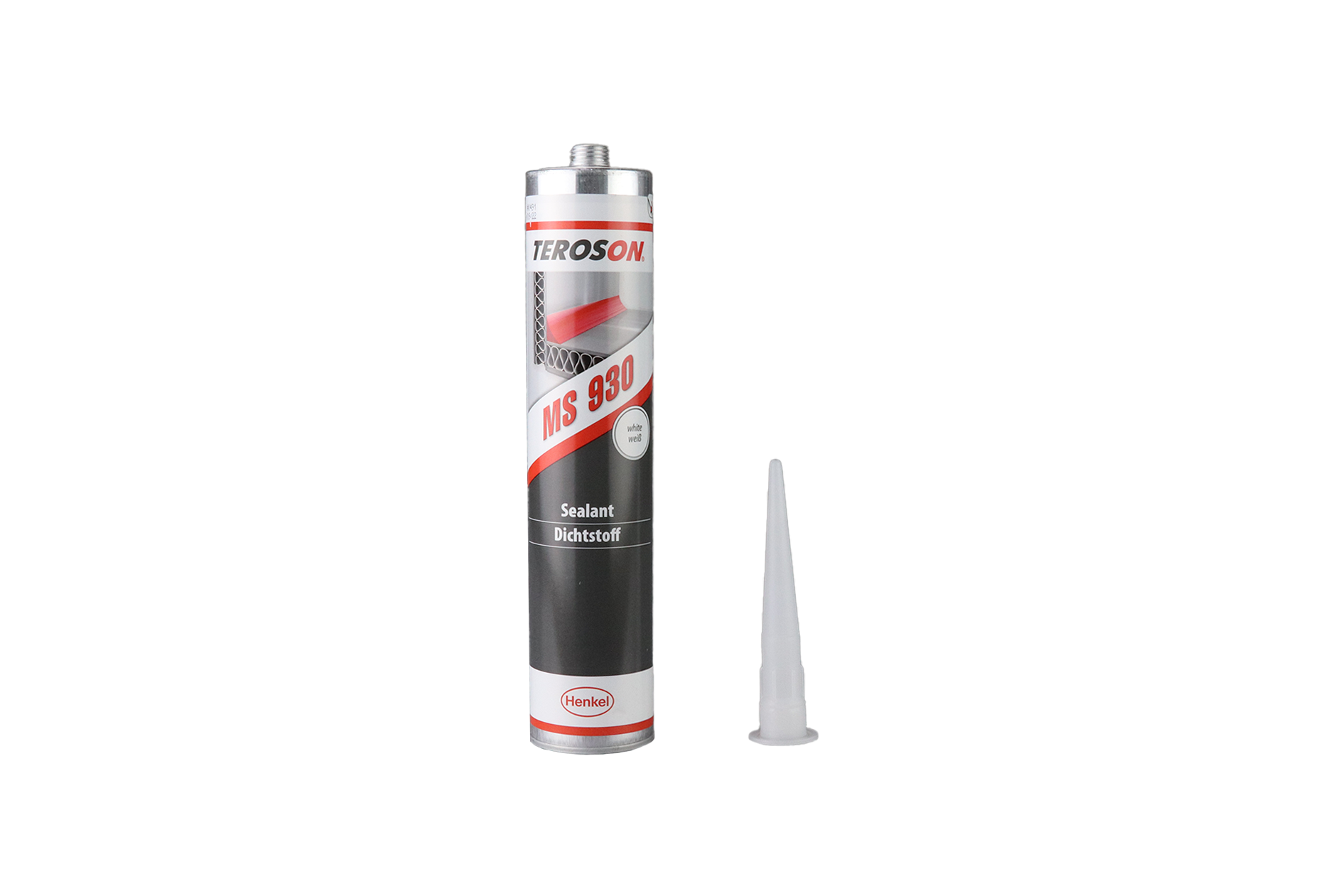 Mastic d'étanchéité pour carrosserie - TEROSON® MS 930 WH - Polymère modifié silane - 310ML_0