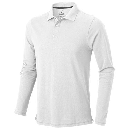 Polo manches longues pour homme Oakville - 100% coton - 200 g/m² - finition premium_0