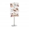 Présentoir vitrine presse H 177 cm - 3 étagères réglables - Réf : 214173_1