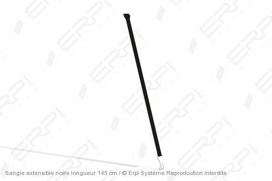 Sangle extensible noire longueur 145 cm - sangle0003_0