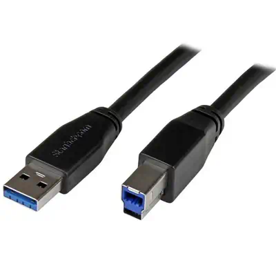 StarTech Cble USB 3.0 actif USB-A vers USB-B de 5 m_0