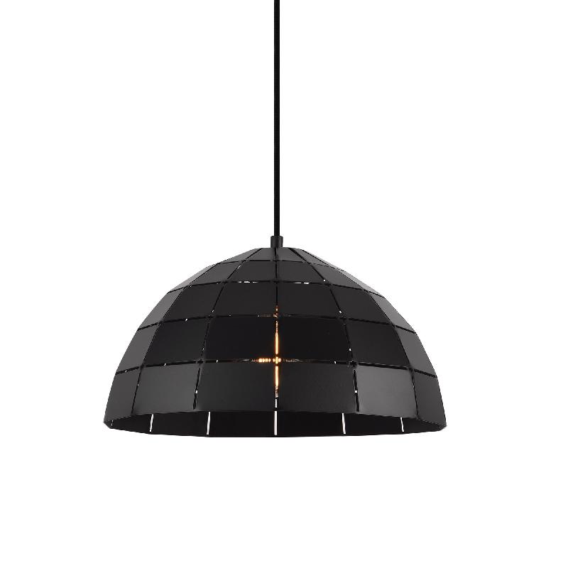 Suspension lampe lustre décorative 40 cm noir 03_0003937