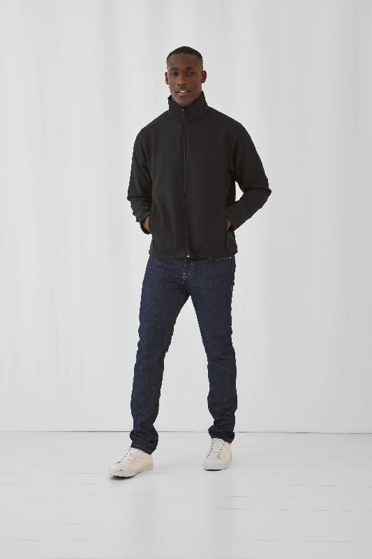Veste Softshell Homme ID.701 - Réf: CGJUI62 - B&C - déperlante, respirante, anti-boulochage_0
