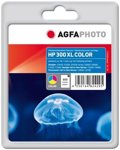 Cartouche d'encre AgfaPhoto APHP301XLC - Bleu, Cyan, Jaune - 12 ml - Compatible HP DeskJet 1050/2050_0