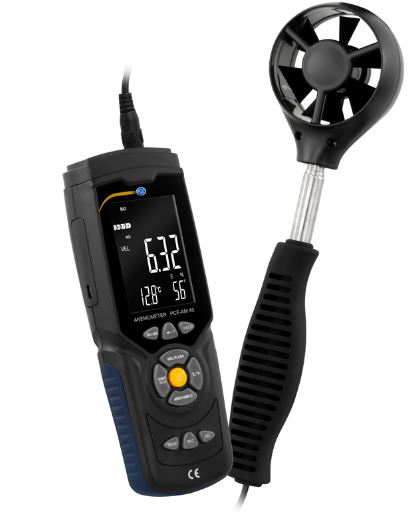 Anémomètre portatif, sonde à hélice téléscopique - PCE-AM 45 - PCE INSTRUMENTS_0