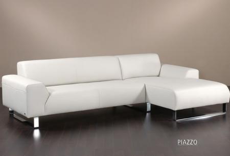 Canapé en cuir design piazzo avec longchair panoramique_0