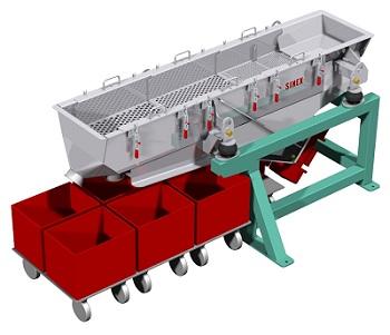 Cribles vibrants électromécaniques - Séparation granulométrique 1 à 3 niveaux - Acier inoxydable 304L/316L_0