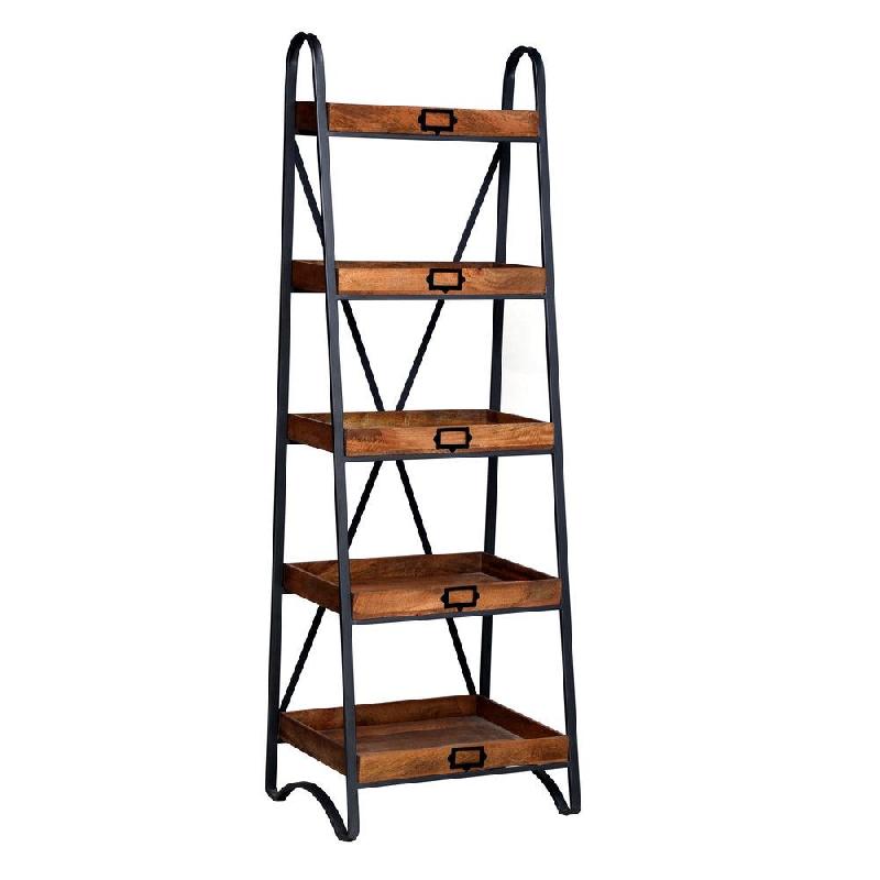 Etagère New York 5 niveaux L60 x P45 x H180 cm_0