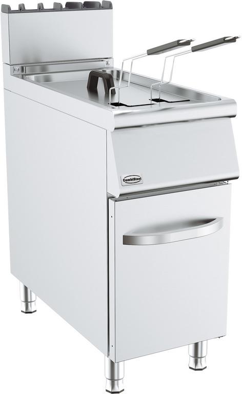 Friteuse professionnelle à gaz 1 cuve 19 l - 400x900x900 mm - 7178.3045_0