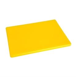 Hygiplas Petite Planche à Découper en PEHD - Jaune - - jaune plastique GH796_0