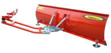 Lame niveleuse - chasse-neige largeur 130 cm - Majar pour quad ou SSV avec treuil_0