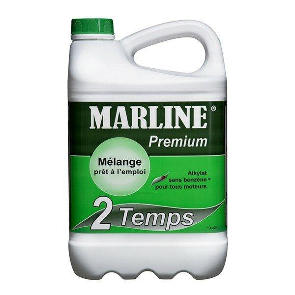 MARLINE Premium 2 TEMPS - Bidon 5 L - Carburant Alkylat pour moteur 2 temps - Réduit les gaz d'échappement_0