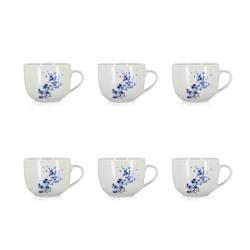 Novastyl - Lot 6 Jumbos Centauree 48cl En Porcelaine - 3256391039717_0