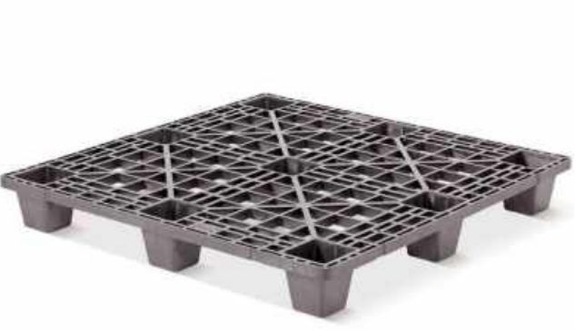 Palette plastique légère Planetpal Mix 12A12 LB9FR - Ref PA-LE-0147 - 1200x1200 mm, ajourée avec rebords, 8.34 kg_0