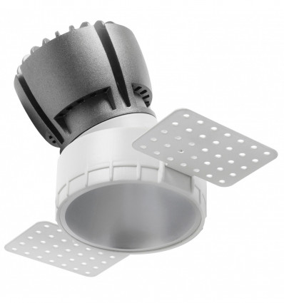 Plafonnier trimless NOK2T 1-10V, Push LED COB 12.80W 4000K blanc - Indeluz 7153_0