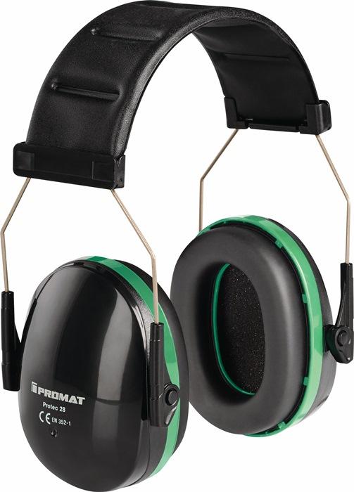 Protection auditive SAFELINE VI EN 352-1 SNR 28 dB arceau serre-tête rembourré capsules étroites PROMAT_0