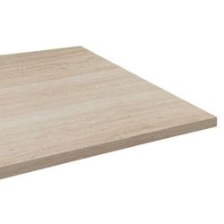 Restootab Plateau 120x70 decor marbre travertin - beige Bois manufacturé PL-12070M-TRAV.NAT_0