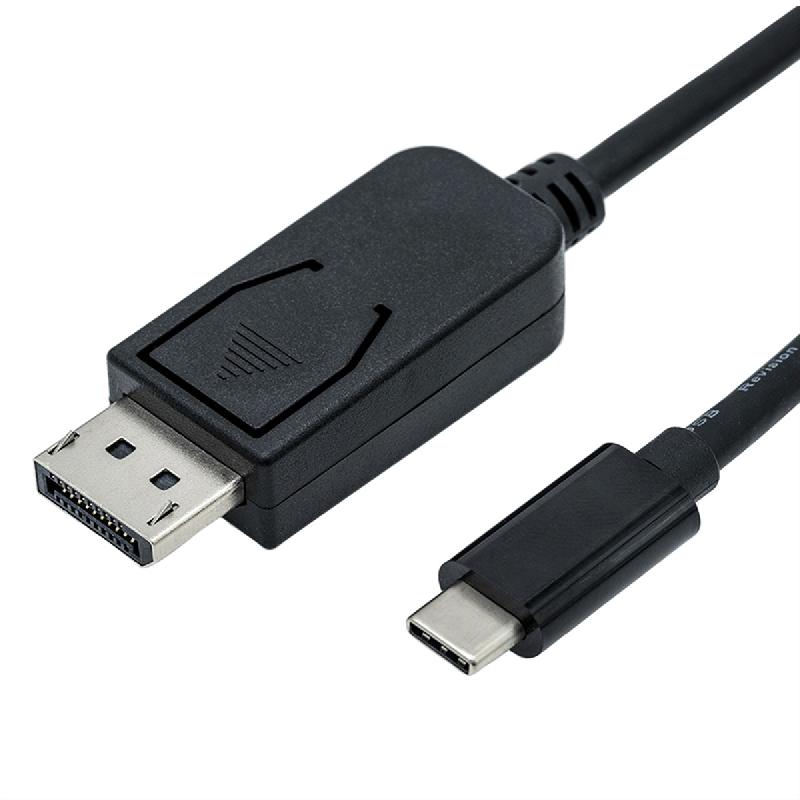 ROLINE Câble adaptateur type C - DisplayPort, v1.2, M/M, 2 m_0