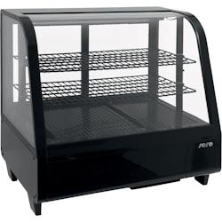 Saro Vitrine réfrigérée, 100 litres / modèle KATRIN noir ; Qté : 1 - noir multi-matériau 177-330-1030_0