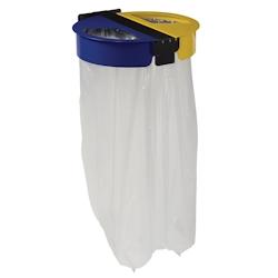 Rossignol - Support sac 2x110L mural CITWIN PREMIUM - jaune/bleu - multicolore acier 58634_0
