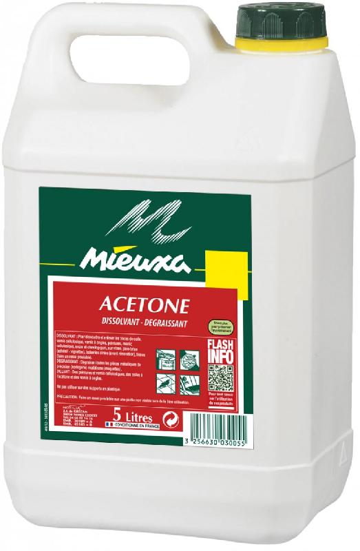 Acétone bidon 5l - MIEUXA - 103007 - 772945_0