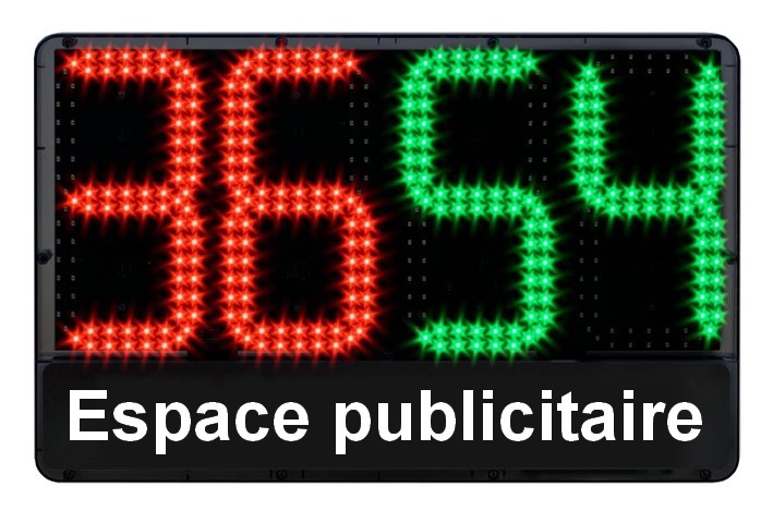 Afficheur LED intérieur/extérieur - Panneau changement de joueurs simple face - Série 0294FE_0