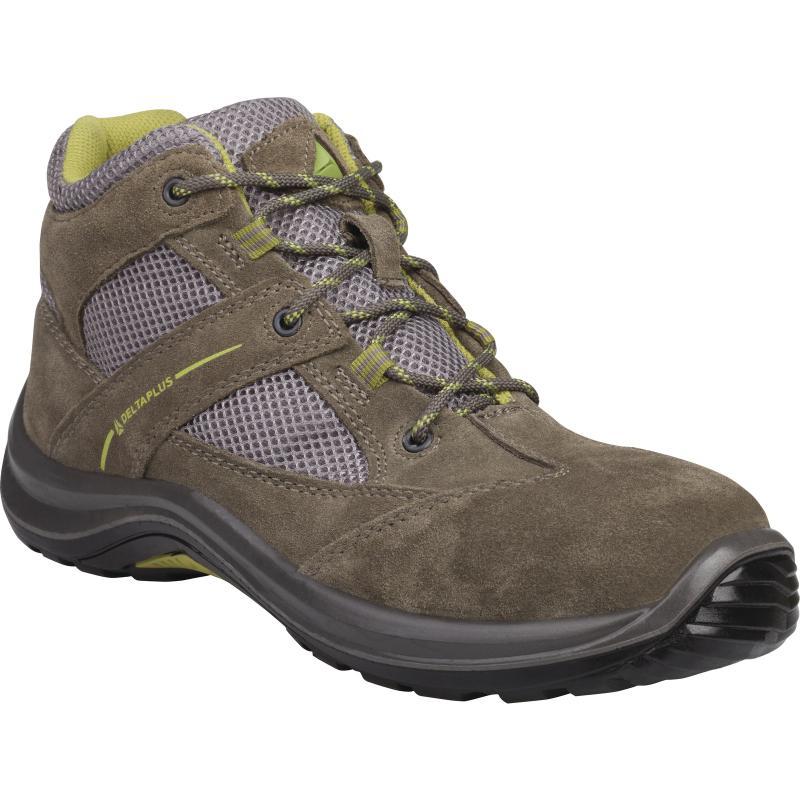 Chaussures de sécurité hautes - Croûte de cuir velours et mesh polyester - Virages1p_0