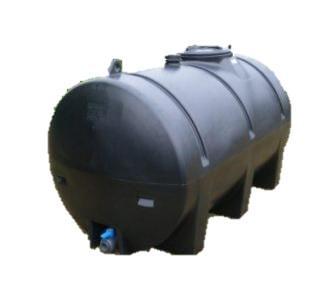 Cuve de stockage d'eau de pluie extra-plate 2500 L sur
