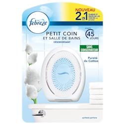 Febreze Petit Coin - Désodorisant WC en Continu - Pureté de Coton - FEBPCOINCOT_0