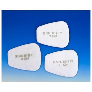 Filtre antipoussières P3R - Compatible demi-masques et masques complets série 6000 - Marque 3M France_0
