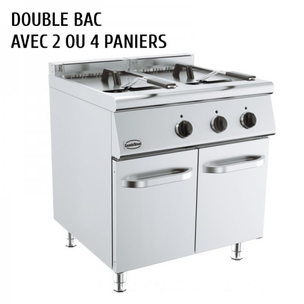 Friteuse double bac electrique combisteel serie 700 - 7178.0527_0