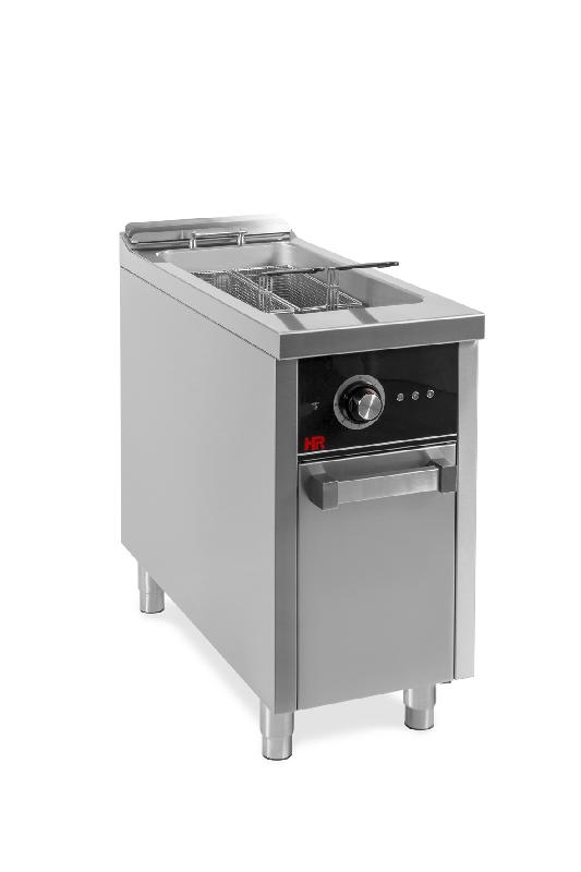 Friteuse électrique professionnelle sur placard avec porte 22 litres profondeur 930 mm - FD22LTRIF900E_0