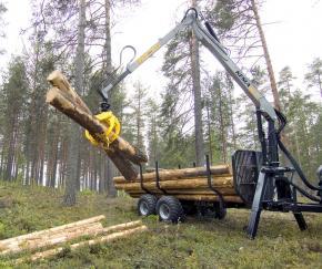 Grue forestière Kesla 203T - portée 6.70 m avec 1 télescope et grappin ProG20_0