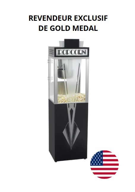 Machine à pop corn professionnelle 6 oz (170 grammes) gold medal modèle pop art déco_0