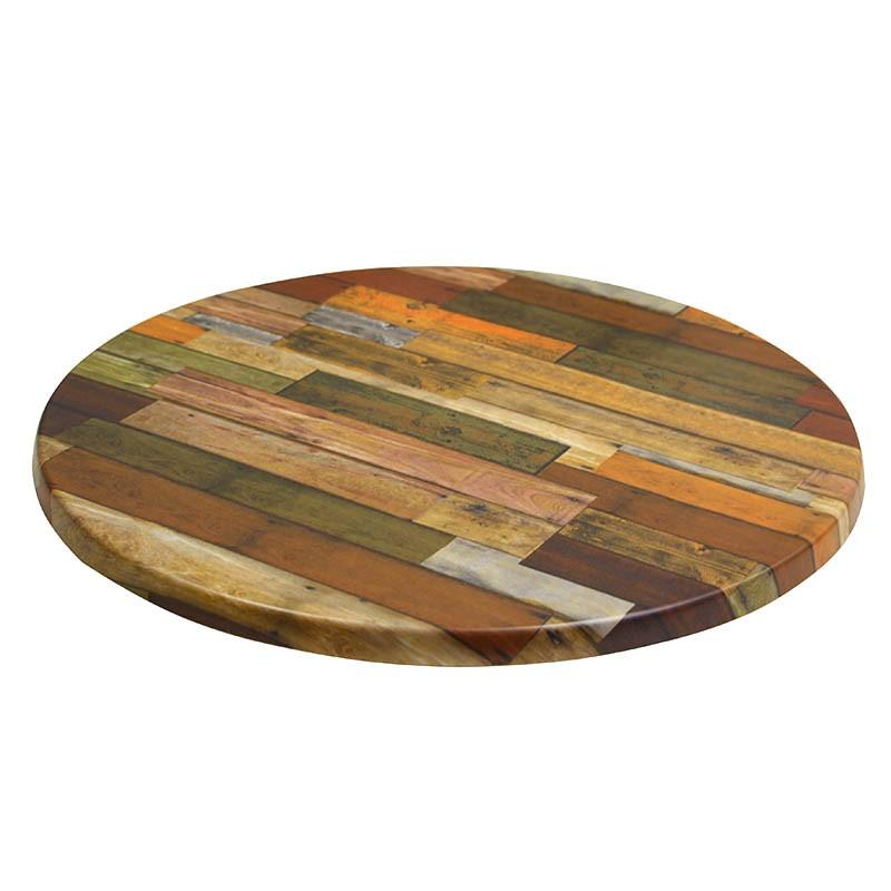 Plateau de table Werzalit Ø60 - PLANCHA ROT_0