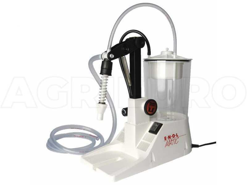 Remplisseuse électrique de table Enolmatic - 200 bouteilles/heure - matériaux alimentaires - système à dépression_0
