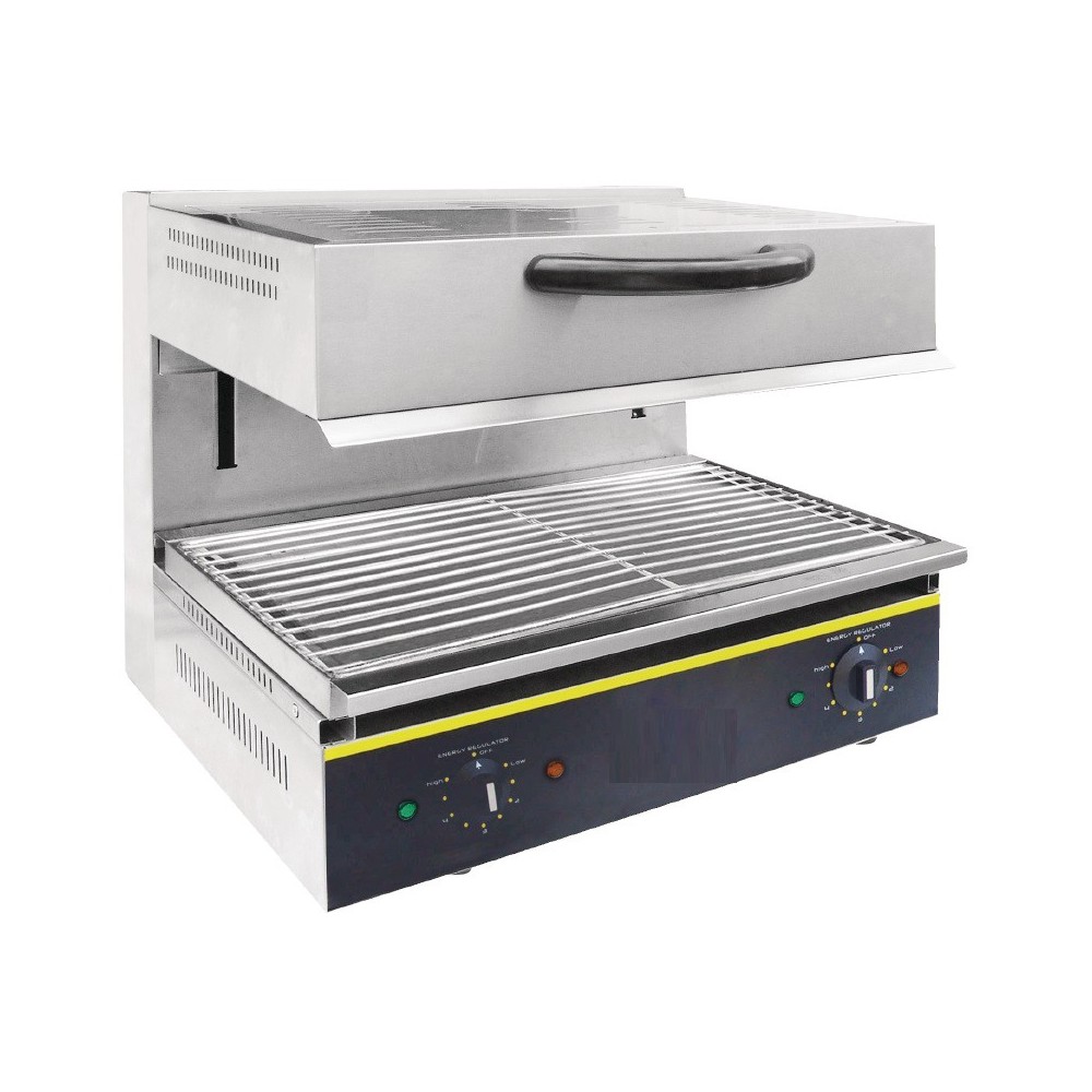 Salamandre électrique professionnelle - réglable - 230V - 3kW - H530 x L600 x P550 mm - Réf. PZ10SA_0