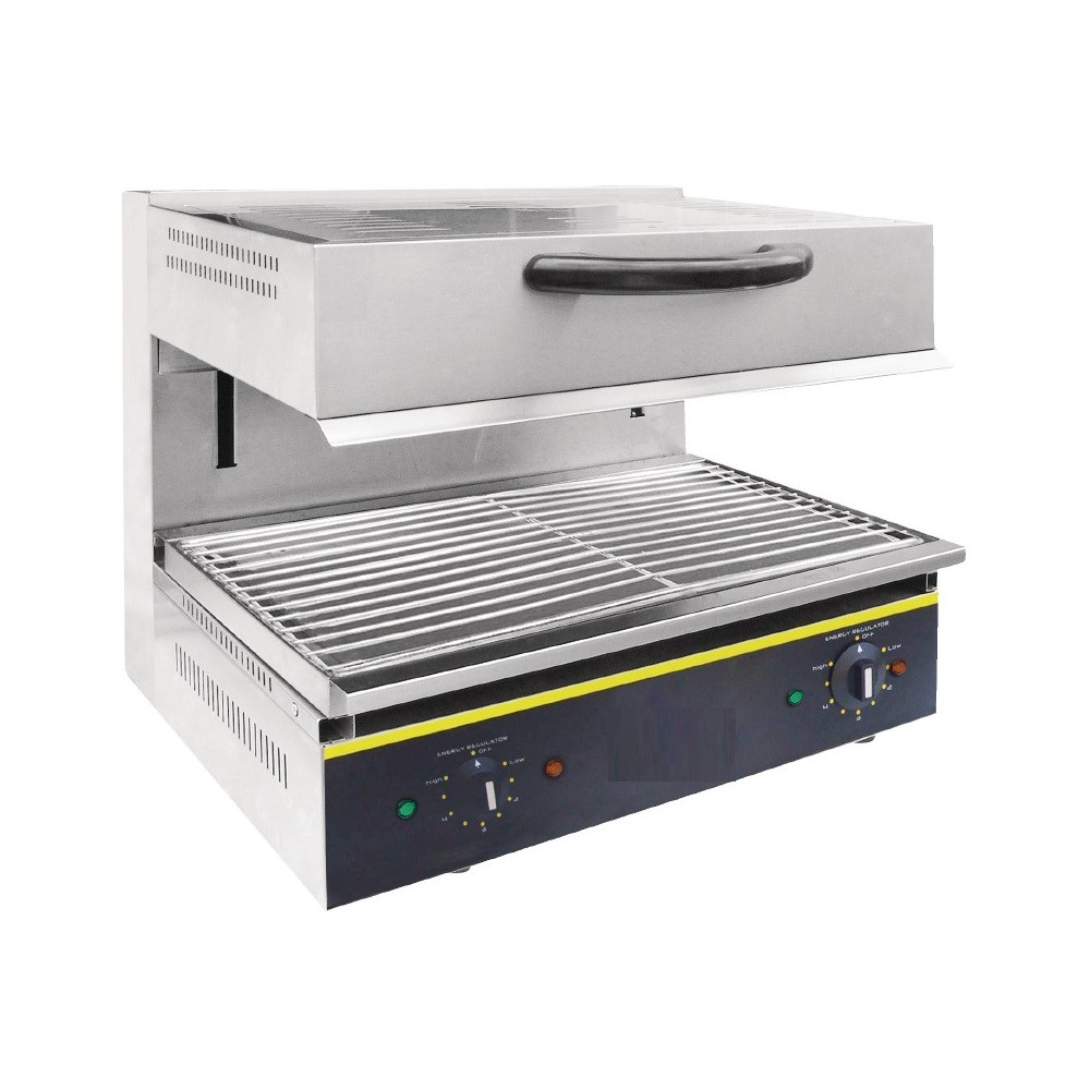 Salamandre grill réglable électrique professionnelle - h530 x l600 x p550 mm - 230v - 3kw - 13a_0