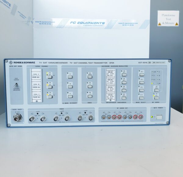 Sfsk - Émetteur de test de canal TV satellite - Rohde and Schwarz - Générateurs de signaux_0