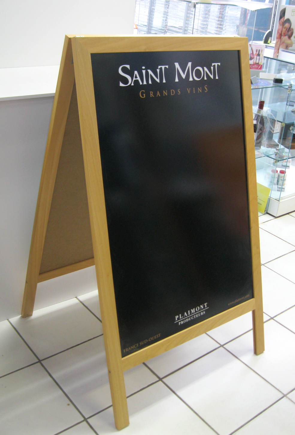 Stop Trottoir Tradition personnalisable - 2 faces ardoises - 600x900mm ou 700x1200mm - SERIFRANCE_0