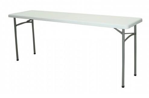 Table comptoir pliante - hauteur 75 ou 89 cm - plateau en polyéthylène haute densité_0