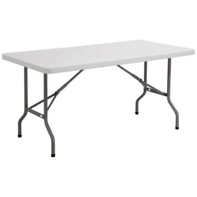 Table pliante en polyéthylène 122 x 61 cm_0