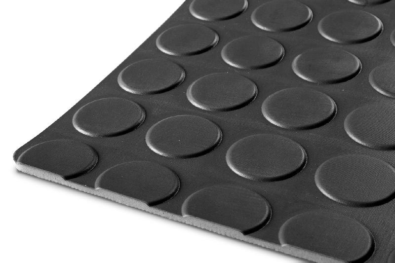 Tapis caoutchouc pastille 10m x 1,2m x 3mm noir MW Tools RRNZ1200_0