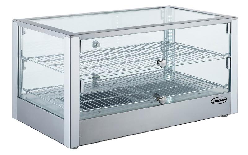 Vitrine chauffante de présentation - maintien au chaud 1 étage 80L - 7487.0130_0