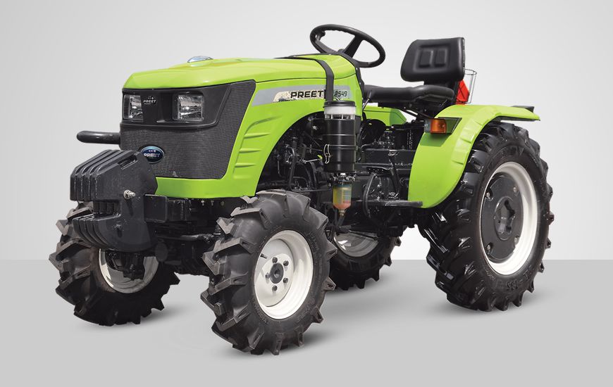 Tracteur agricole PREET 2549 - 25HP 2RM avec projecteur LED, prise de force 540/1000 et freins immergés_0