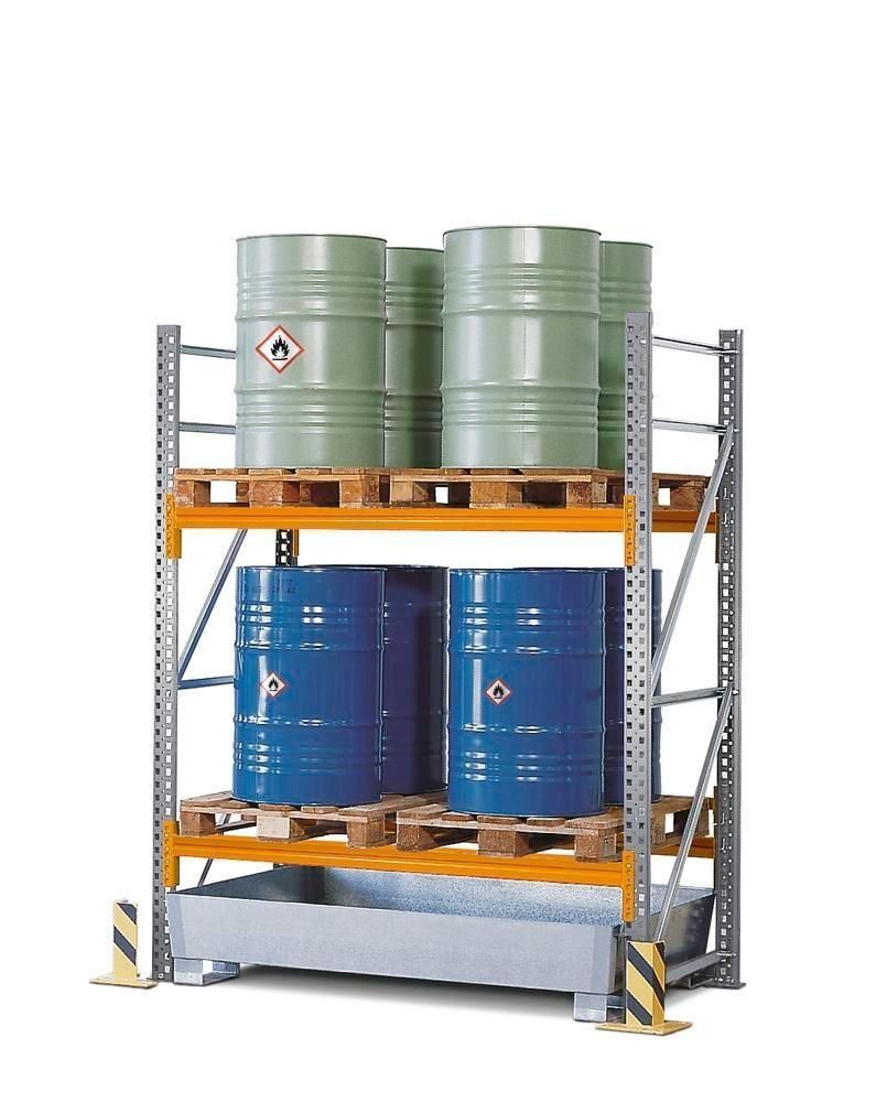 266270W - Rayonnage pour palettes PR 18.25 - 4 palettes EURO ou 2 palettes chimie - Élément élargissable individuellement_0