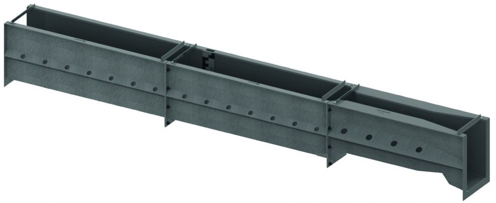 Aquaflow aqf40 - canal venturi pour mesure de débit avec approche - aqualabo - 40 m3/h_0