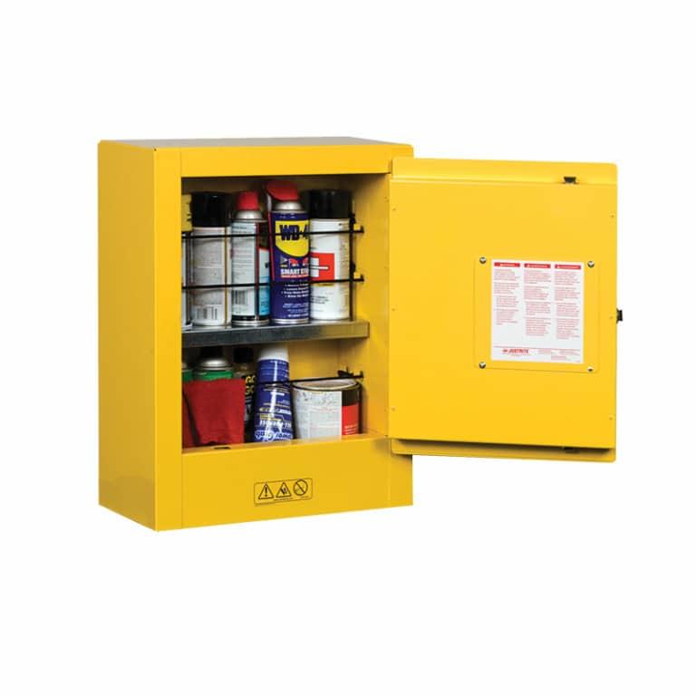 Armoire de sécurité double paroi pour le stockage de produits inflammables coupe-feu 15 minutes FM_0