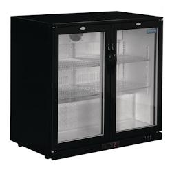 Arrière-Bar 2 Portes Vitrées 180 Bouteilles, LED, 2-8°C – Polar Série G - porcelaine FBGL002_0